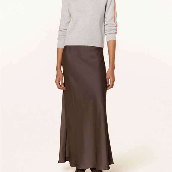 From Future Women's Gray Sweater with Rainbow Stripes - Picture 2 of 6